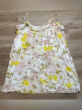 Volcom Floral Sundress - White, Yellow & Pink